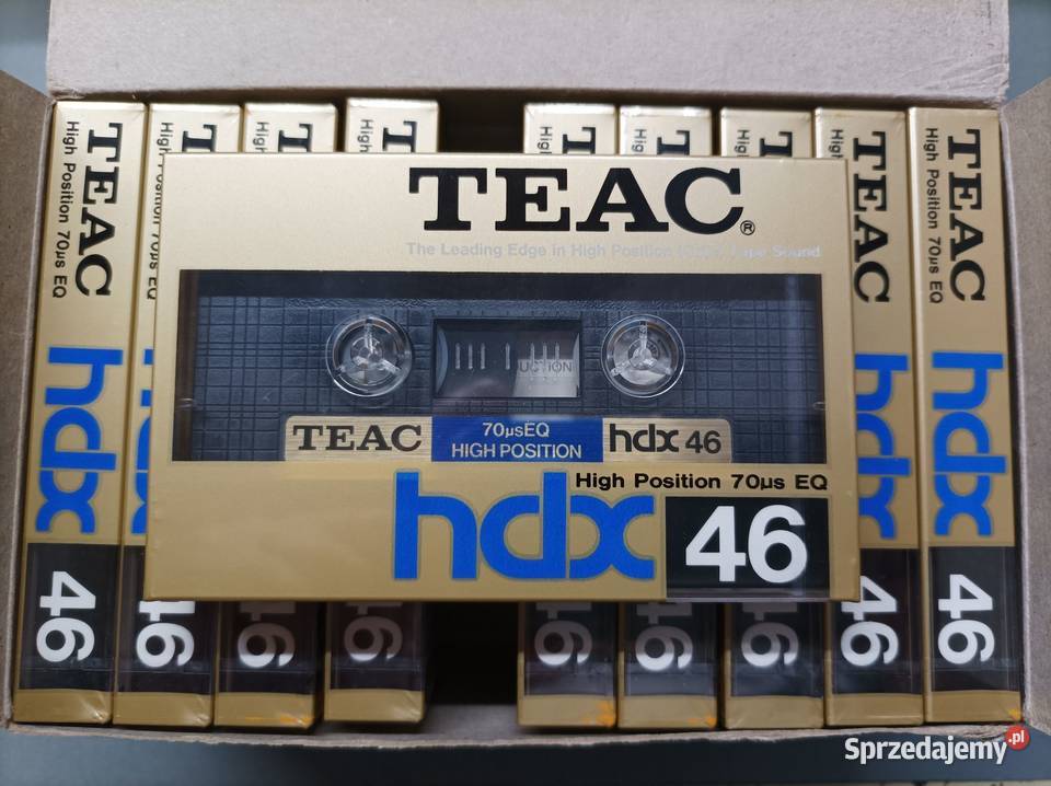Kaseta TEAC hdx 46 Super Chrom 8 sztuk mazowieckie