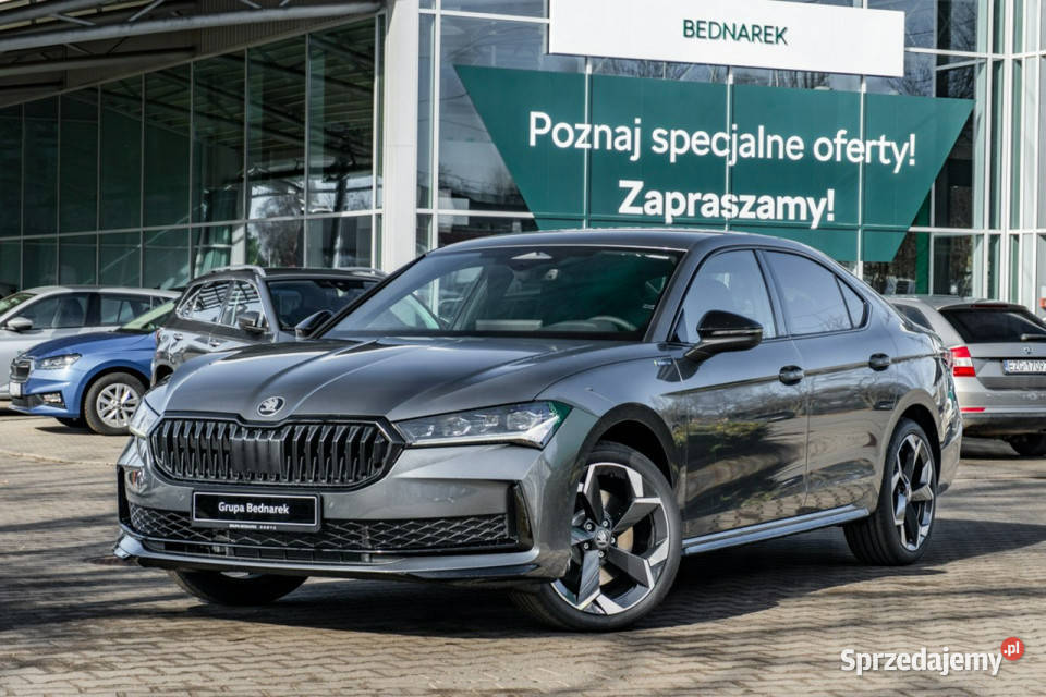 koda Superb Sportline 20 TDI 193 DSG 4x4 IV 2023 elektrochrom. lusterka boczne Łódź