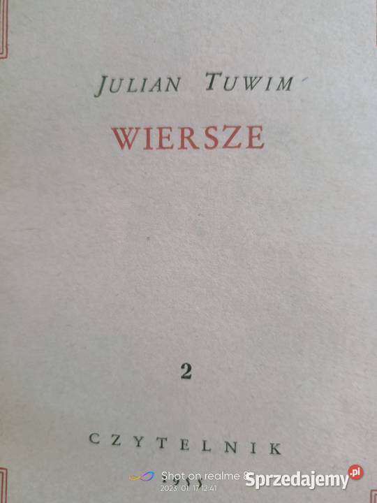Tuwima wiersze wybrane książki Warszawa