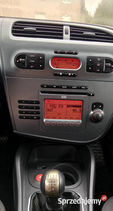 SEAT LEON 16 MPI gaz LPG 2009r Tempomat Tarnowskie Góry