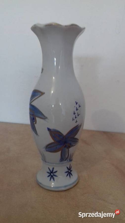 Wazonik ceramiczny z palmą sprzedam Kraków sprzedam