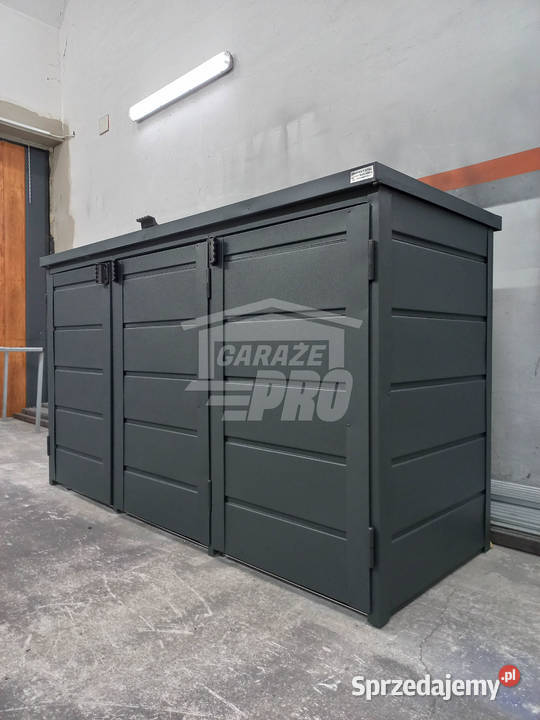 Zabudowa koszy na śmieci wiata obudowa Gniezno