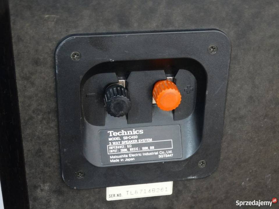 Kolumny Technics SBC450 2 x 200 wat WYSYŁKA Słuchawki i głośniki