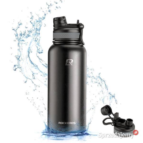 Bidon termiczny rowerowy na napoje 550 ml czarny Tomaszów Mazowiecki