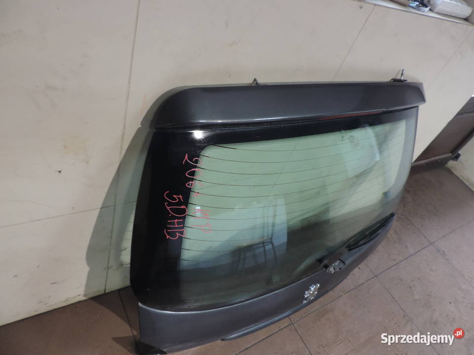 KLAPA TYLNA BAGAŻNIKA PEUGEOT 206 PLUS KOLOR KTP małopolskie