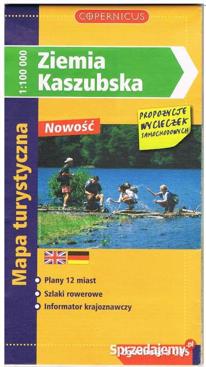 Ziemia Kaszubska mapa turystyczna Rumia sprzedam