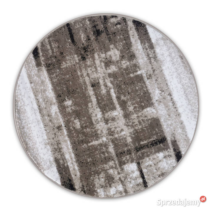 OKRĄGŁY DYWAN 100X100 GĘSTY WŁOS LAILA 15887 Białystok