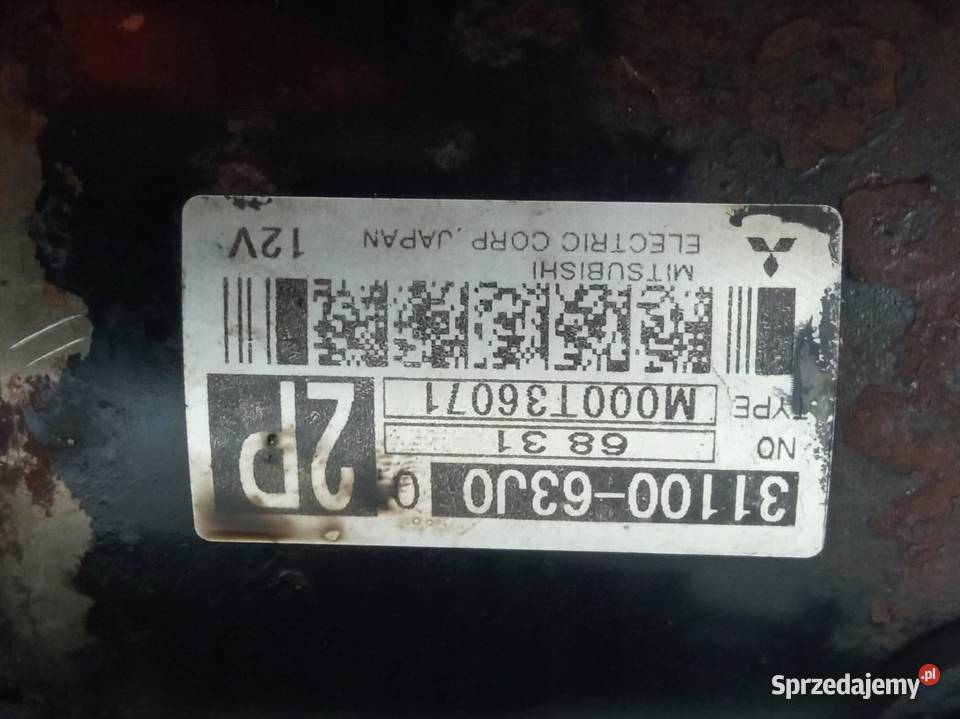 ROZRUSZNIK 3110063J0 13 16V Suzuki Swift IV osobowe sprzedam