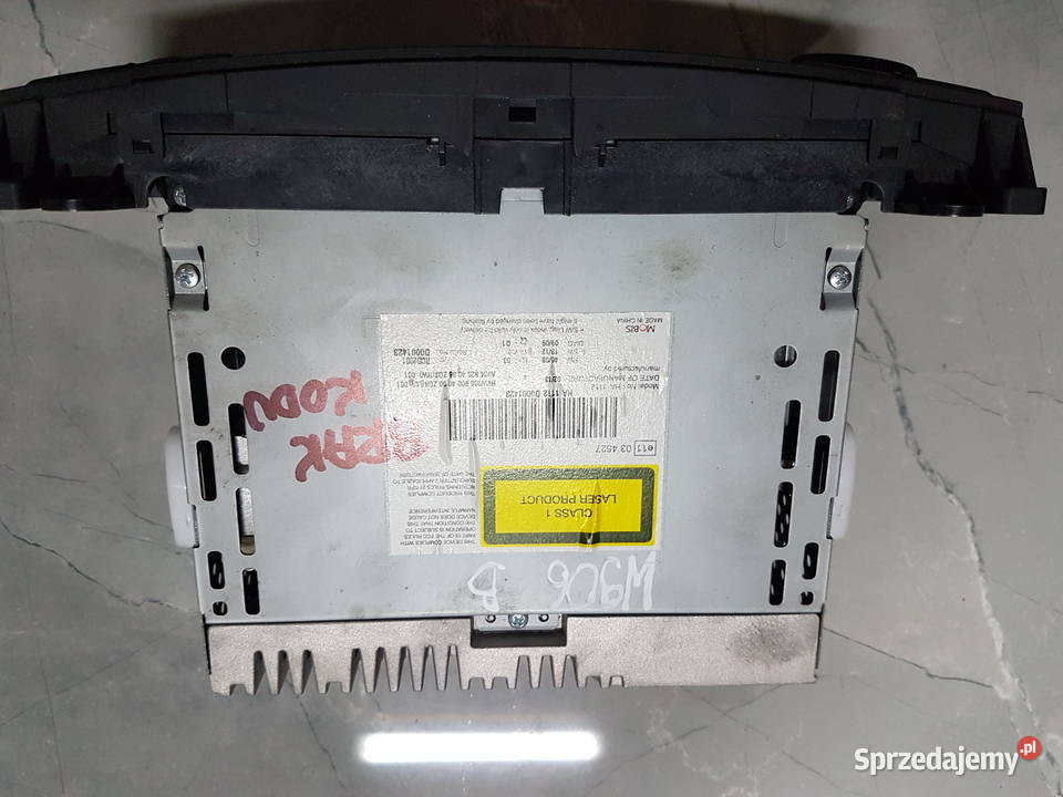 SPRINTER 906 RADIO 9069004000 A0048204086 CD RCD Turek sprzedam