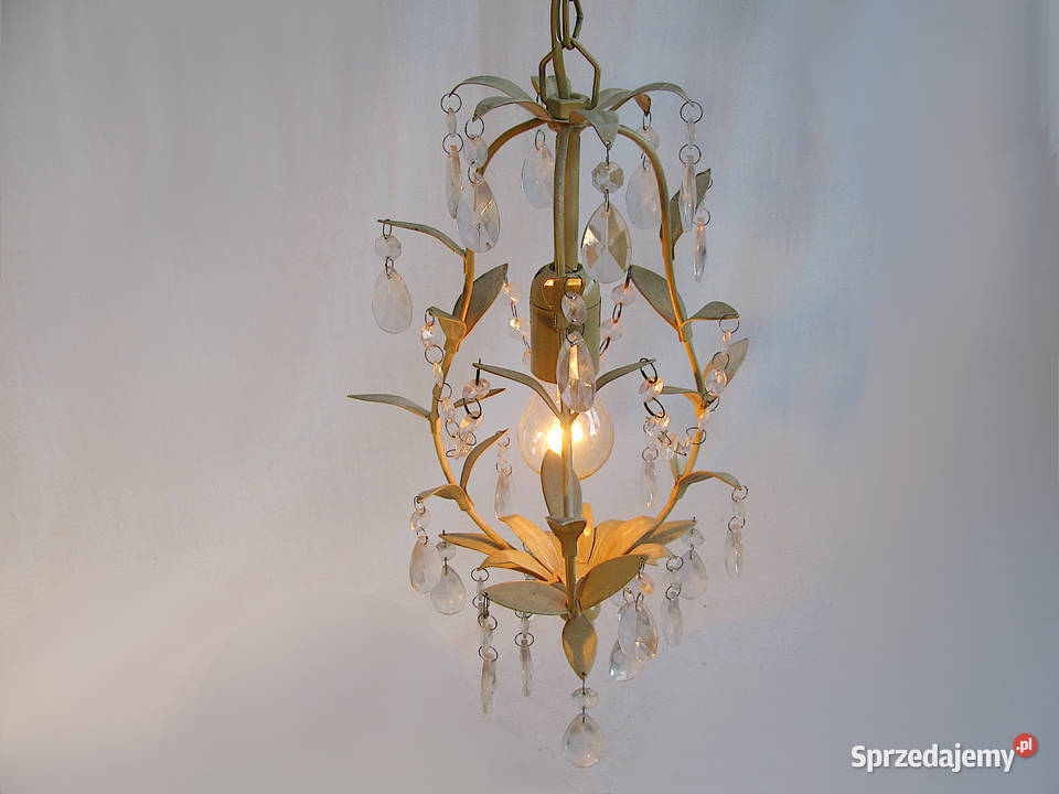 Lampa wisząca kryształki Szczecinek sprzedam