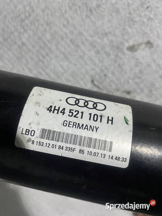 Wał napedowy wał kardana Audi A8 D4 długi śląskie Jasienica