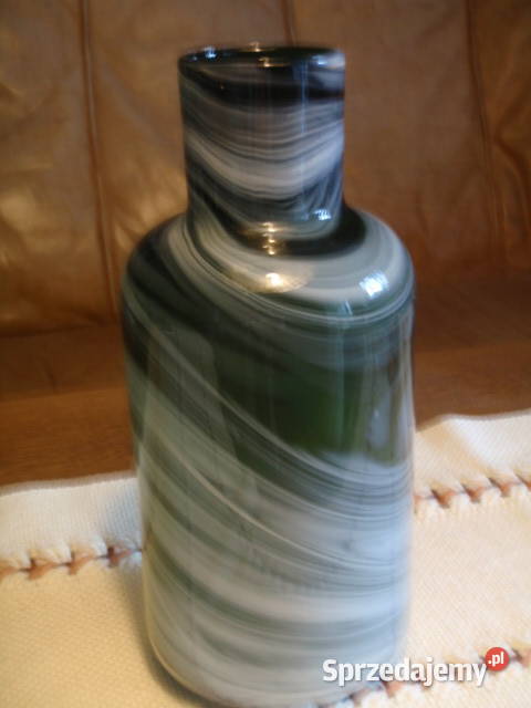 Wazon z dmuchanego szkla marmurkowego wzoru Iina Kraków