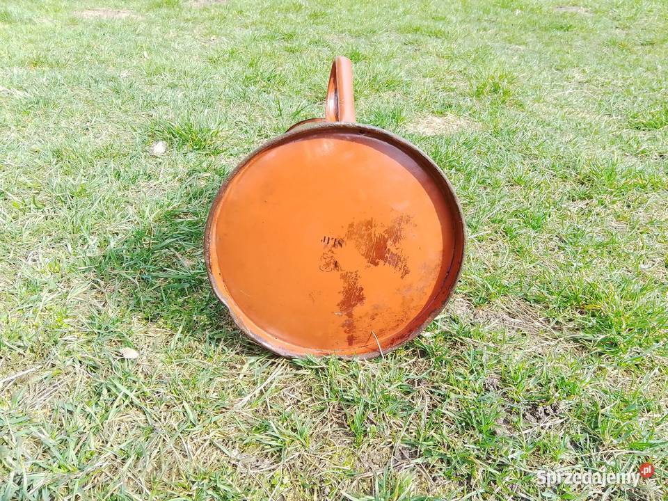 Dzban konwia bańka konewka emalia art deco odcienie brązowego Namysłów sprzedam