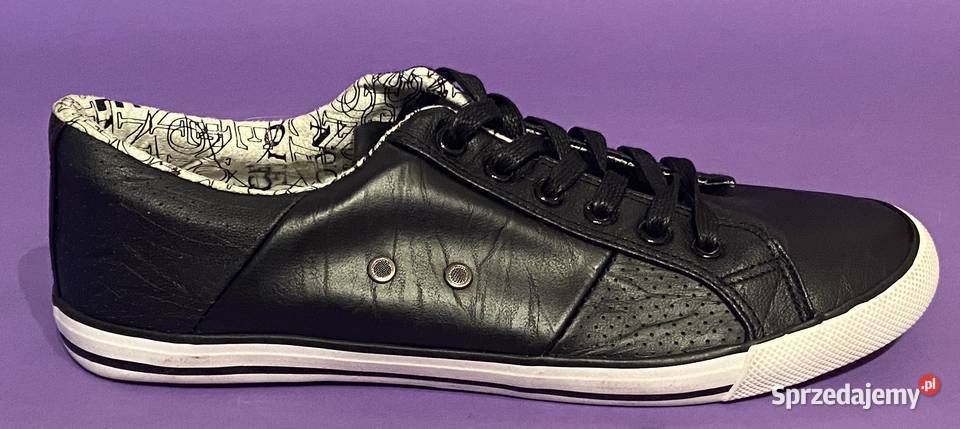 Męskie czarne trampki rozmiar 41