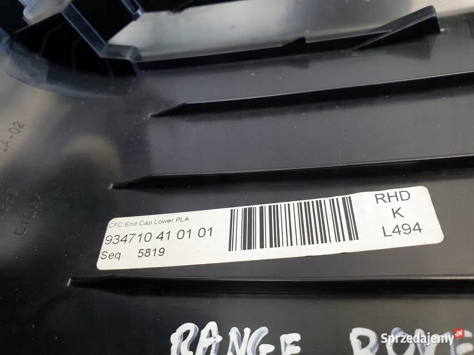 Range Rover II L494 KONSOLA SCHOWEK PÓŁKA oryg Janów