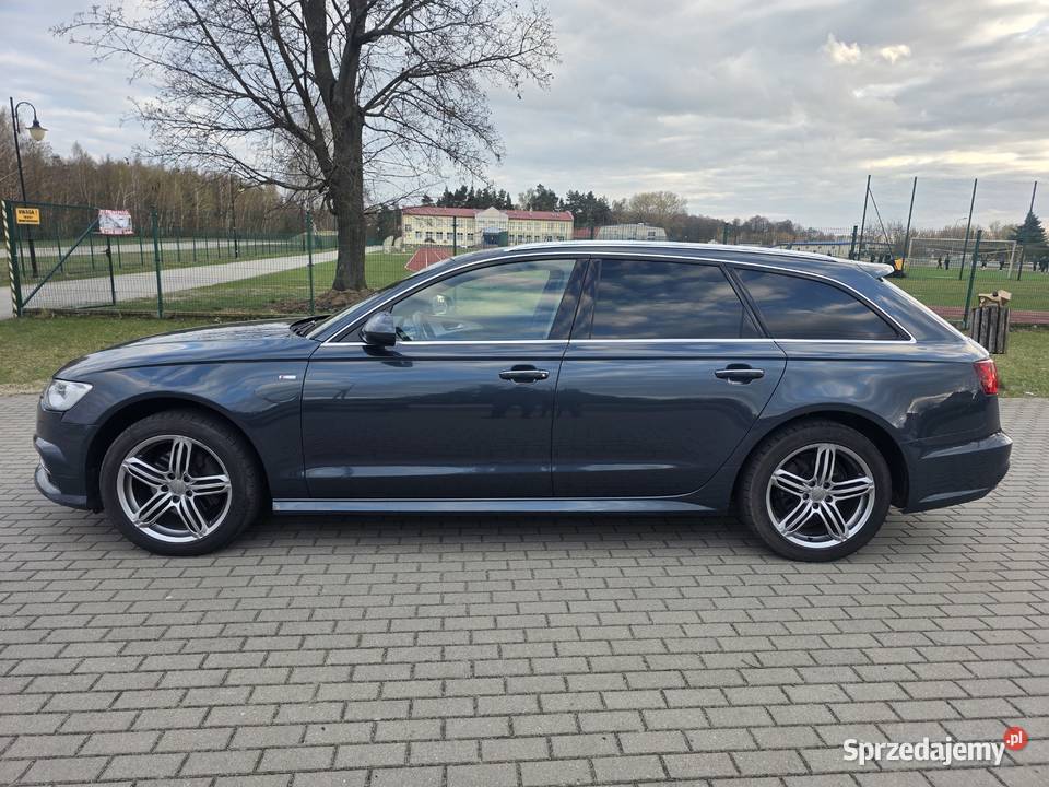 Audi A6 C7 lift SLine 20 TDI brązowe środki Koło
