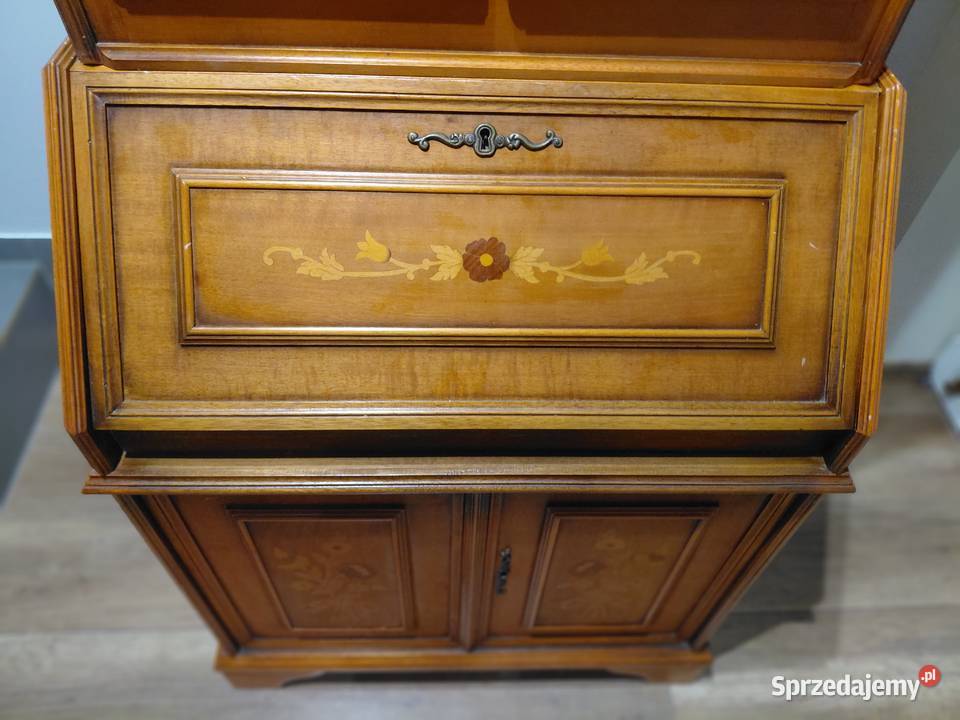 Sekretarzyk Biurko Stylowe z intarsją 244 Byczyna