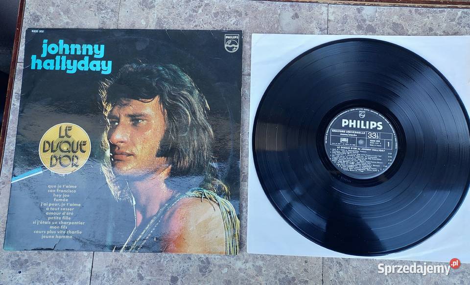 38 Płyta winylowa Johnny Hollyday