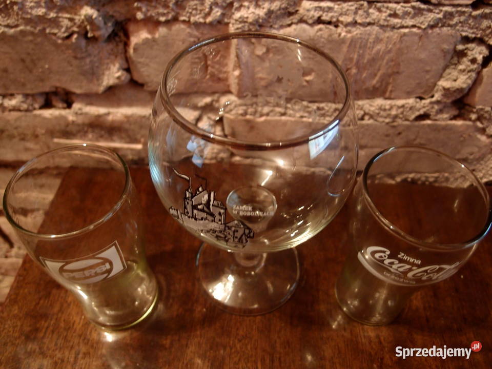 Oryginalny zestaw szklaneczki Pepsi i Coca Cola Łódź