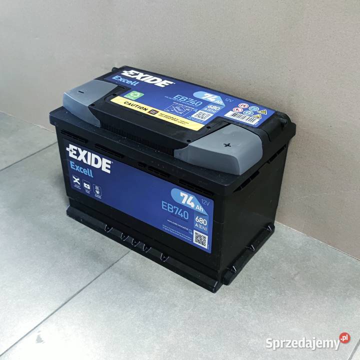 788x645x112 Akumulator Exide Excell 74Ah 680A Konin
