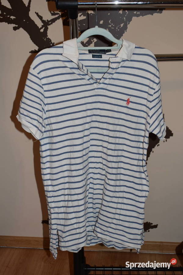 Elegancka Koszulka Polo Ralph Lauren w Granatowe Rozmiar M Stargard