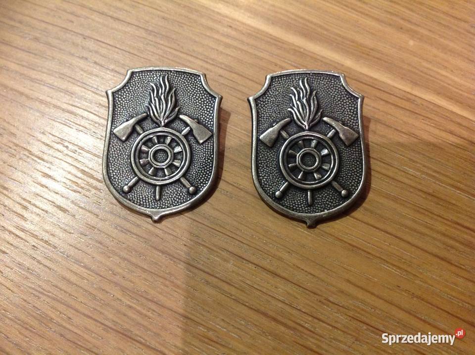 Odznaka Przypinka Strażacka Metalowa Stara Nowa Sól