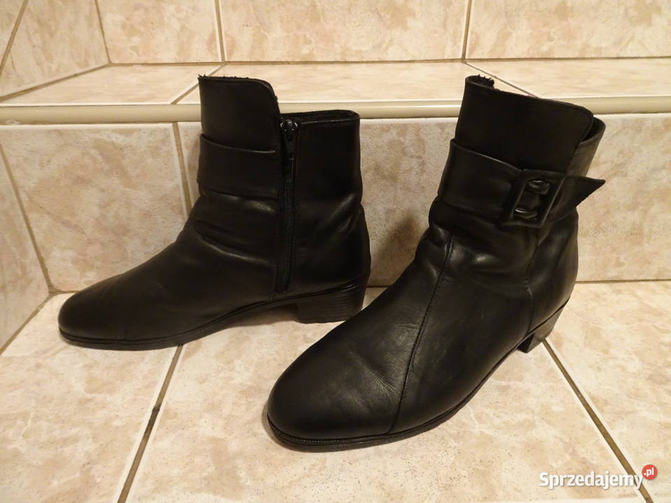 botki skórzane rozmiar 40 Warszawa sprzedam