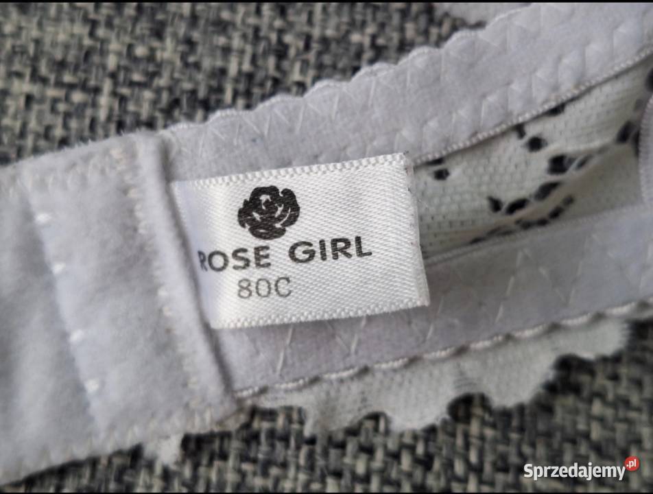 Biały usztywniany biustonosz 80C Darłowo sprzedam