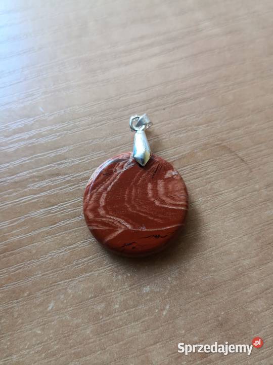 Okazja Ładny wisiorekzawieszka z JASPIS CZERWONY Ozdoby śląskie Częstochowa