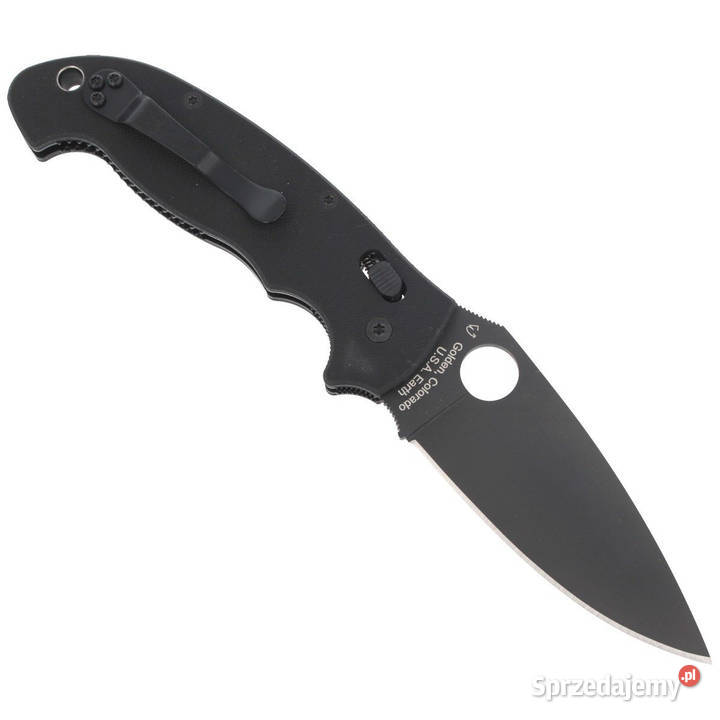 Nóż składany Spyderco Manix 2 XL Black G10 Black Warszawa
