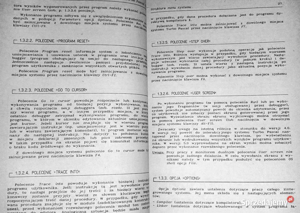 Turbo Pascal 50 suplement do wersji 40 A Chełm