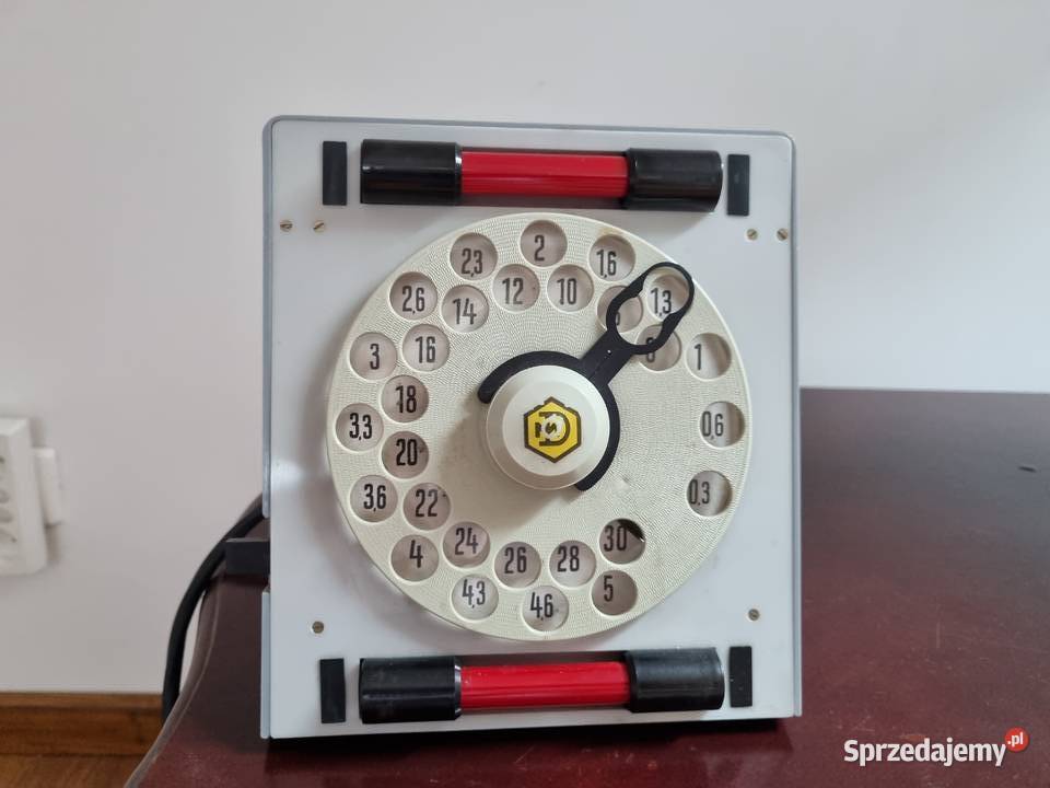 Lampa ciemniowa Zegar ciemniowy z okresu PRL Lublin