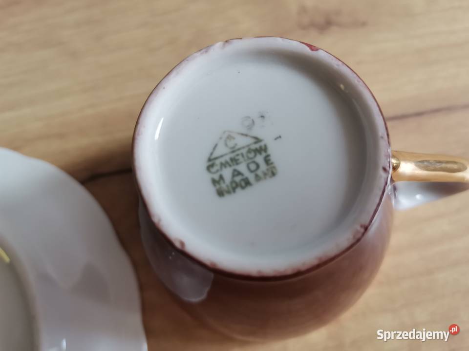 Stara filiżanka Feston Wincenty Potacki Ćmielów Katowice
