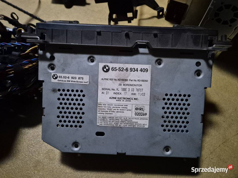 BMW E46 zestaw multimedialny 16x9 nawigacja tv Łódź
