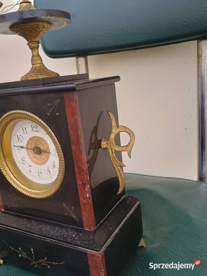 Francuski zegar marmurowy chodzik podkarpackie Rzeszów sprzedam