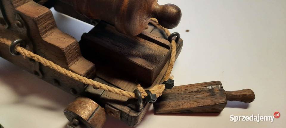 Model angielskiej armaty morskiej z XVIII wieku Warszawa