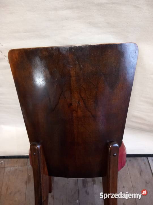 Art deco krzesla z 1939 roku orginal Halabala Lubań