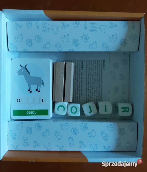 Montessori zabawka edukacyjna Kostka kostce 5 6 lat+ sprzedam