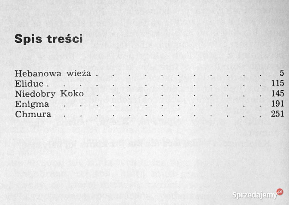 Hebanowa wieża John Fowles Rok wydania 1994 lubelskie Chełm