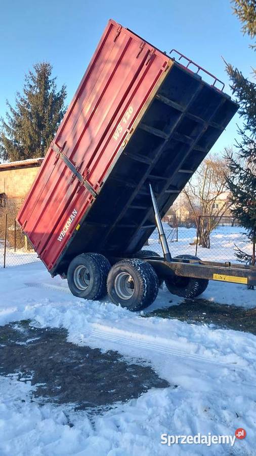 Przyczepa wywrotka Weckmann ws120 12t tandem nieuszkodzony Łańcut