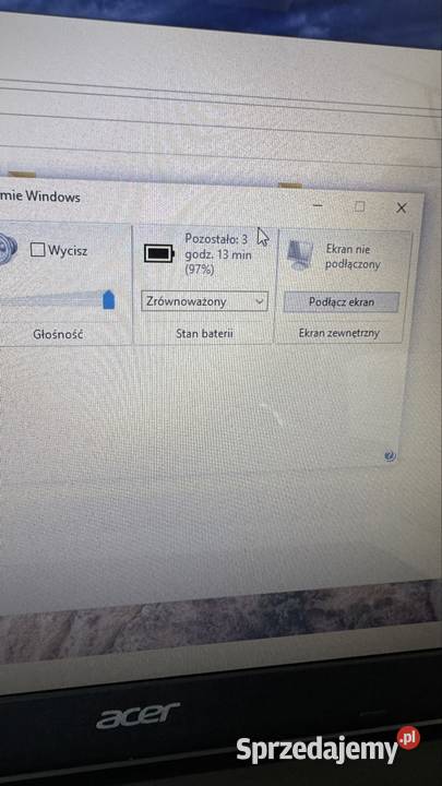 Acer ES1 571 8gb 256ssd 156 ledhd wifi hdmi 250 Acer śląskie Rybnik