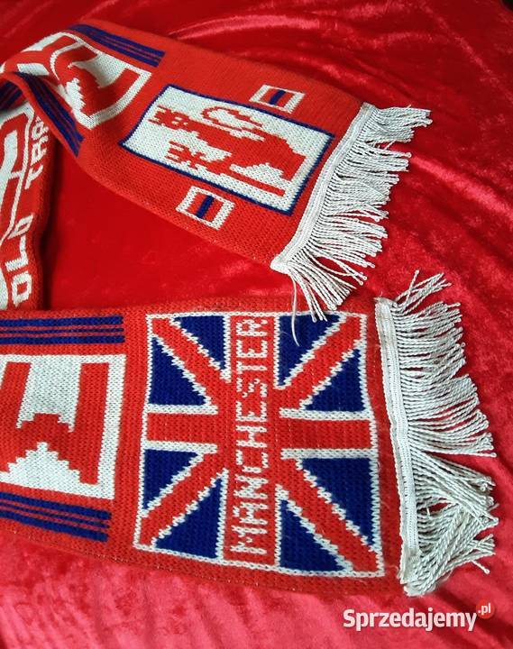 Szalik Manchester United lata 90te 100 Oryg nie mazowieckie Piastów