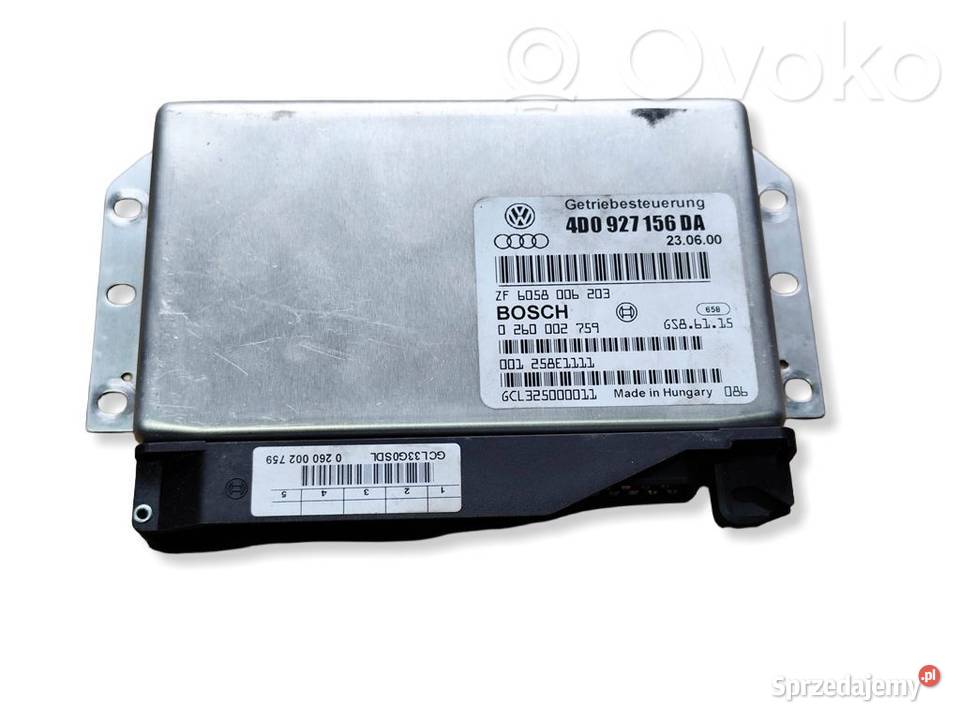 Audi A8 S8 D2 STEROWNIK KOMPUTER SKRZYNI BIEGÓW wielkopolskie