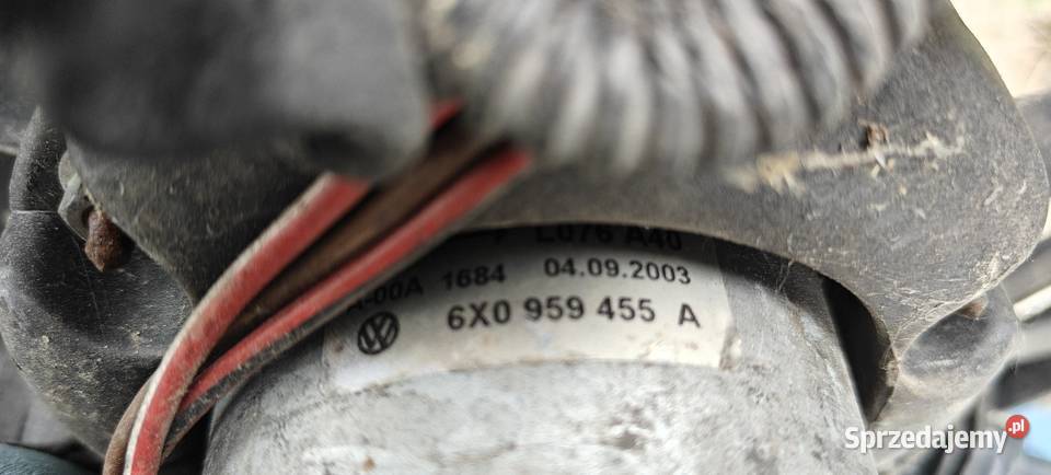 VOLKSWAGEN LUPO WENTYLATOR CHŁODNICY 6X0959455A Siechnice