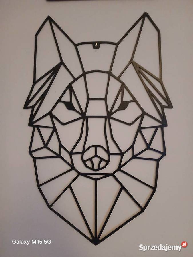 Dekoracja ścienna wilk wycinany laserowo Rękodzieło Skawina