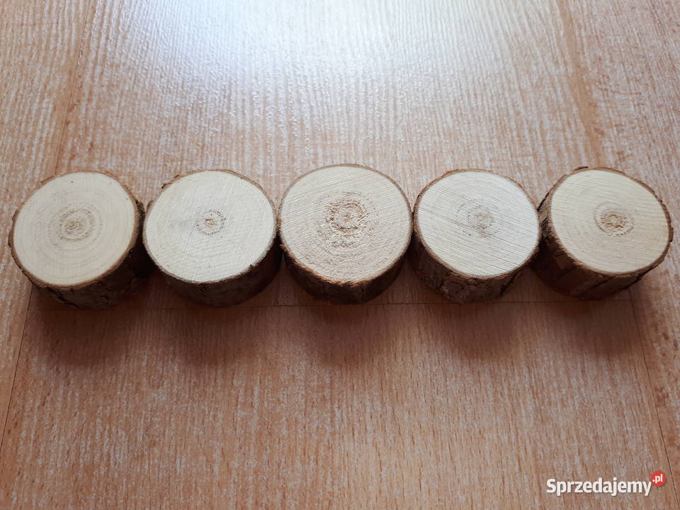 Podstawka naturalna z korą pod kartę dnia wielokolorowy Rybnik