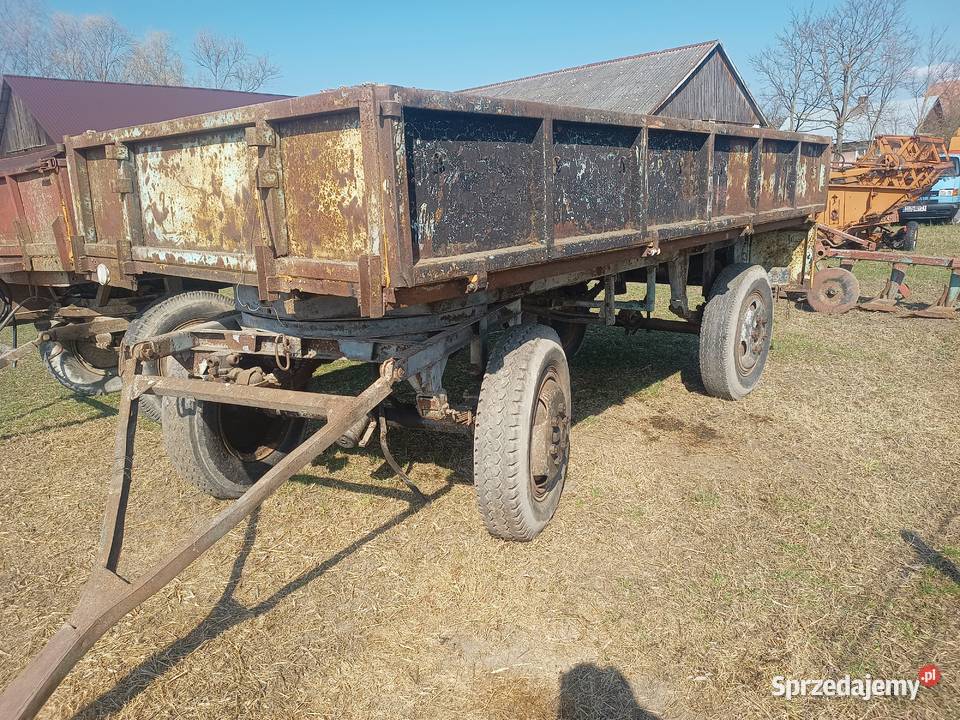 Przyczepa rolnicza dwuosiowa wywrotka Łubnice