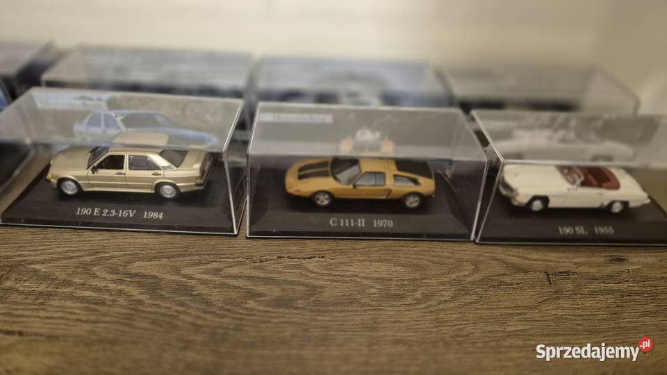 Modele aut Mercedes skala 143 Lublin sprzedam