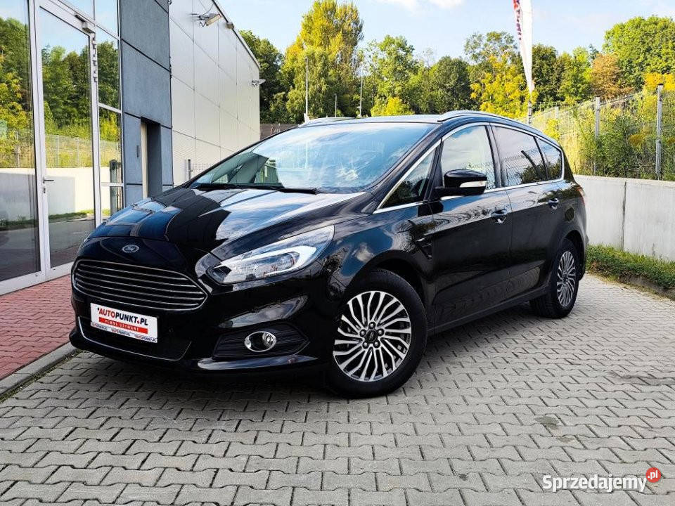 FORD S-Max, 2018r. LED* kamera* temp. adapt.* el. klapa* hak* FV23%