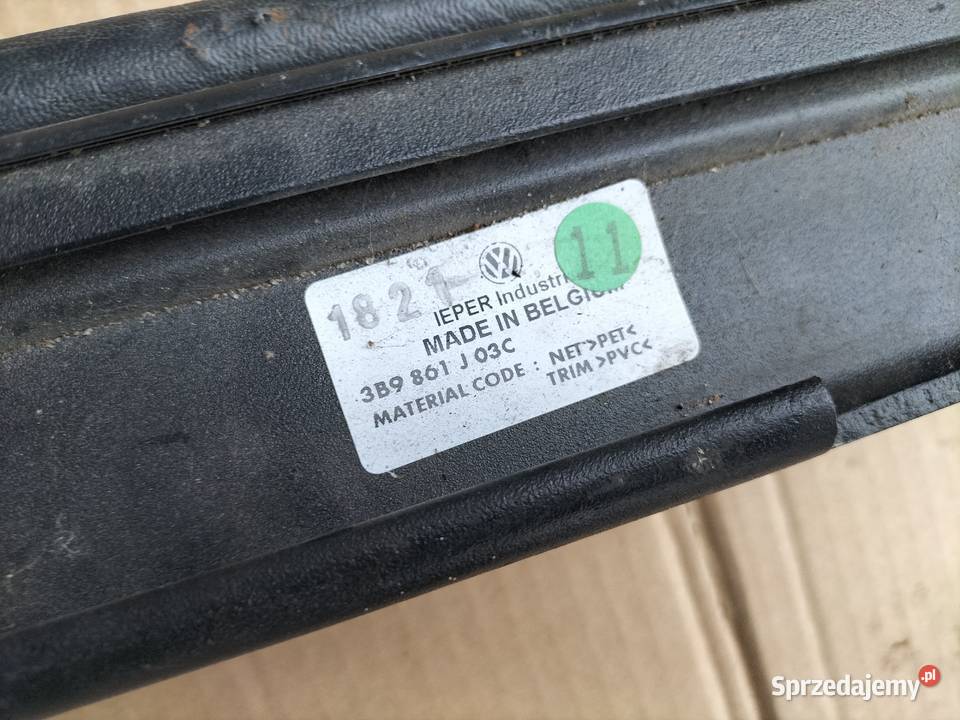 VW PASSAT B5 KOMBI 3B9861J03C SIATKA BAGAŻNIKA lubelskie Kamień-Kolonia sprzedam